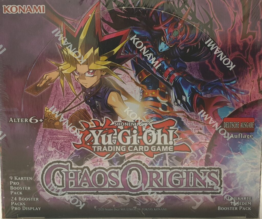 Yu-Gi-Oh! Chaos Origins Booster Display Deutsch 1. Auflage OVP